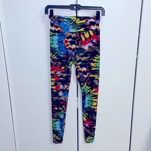 5 for $30! Funky Leggings tights festival party pants tie dye rainbow Halloween